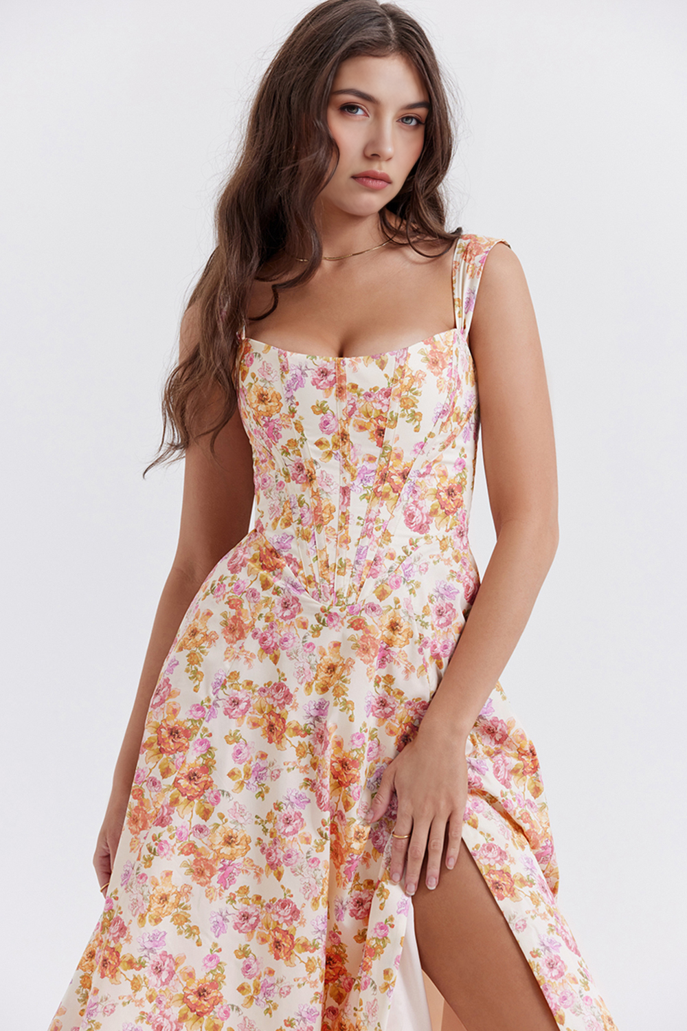 Vestido Midi Bustier Olivia